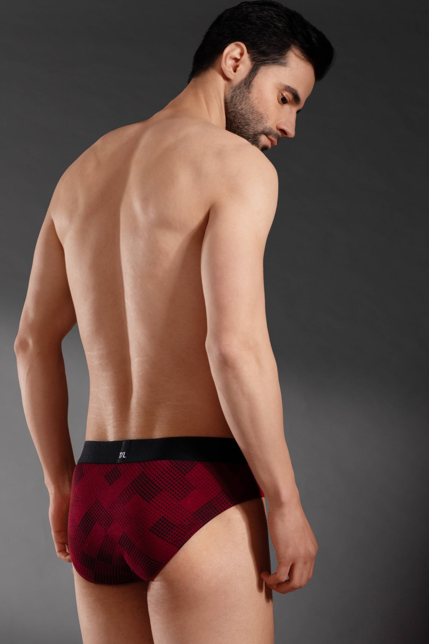 The Secret Loom Men's Brief - 95% Bamboo, 5% Elastane - Premium Underwear- Maroon