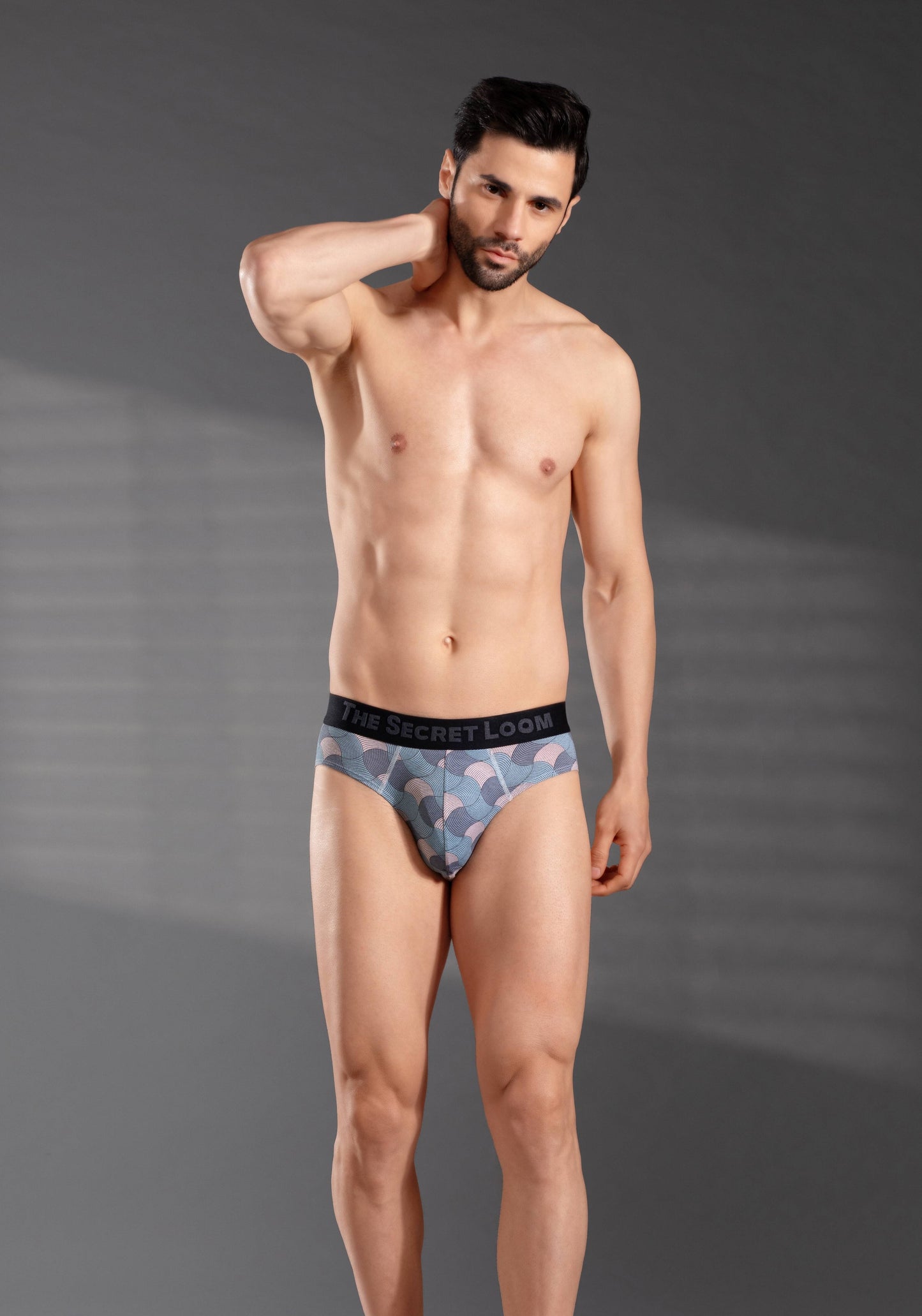 The Secret Loom Men's Brief - 95% Bamboo, 5% Elastane - Premium Underwear- Blue