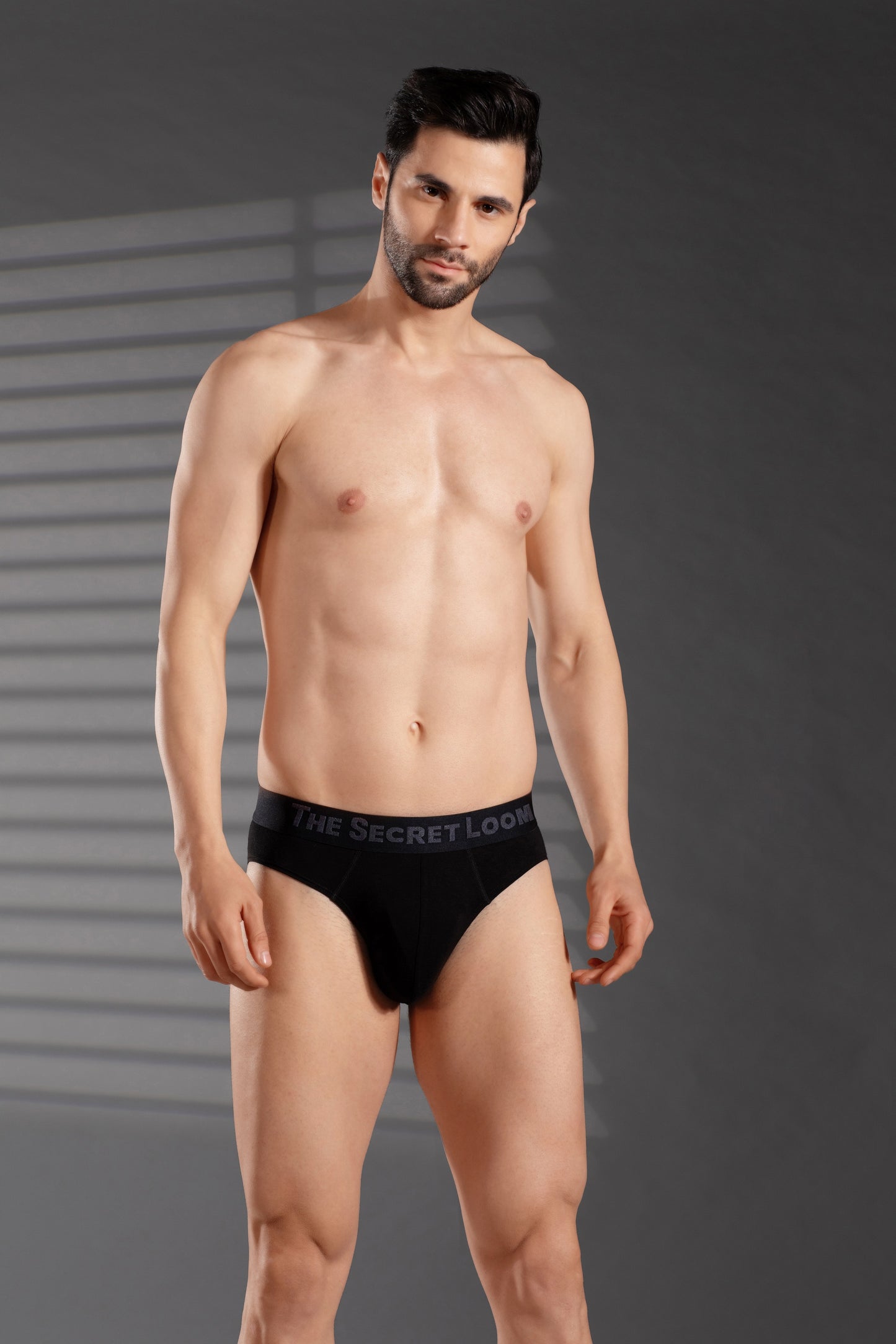 Men's Stretch Bamboo Brief - 95% Bamboo, Comfortable & Sustainable-Black