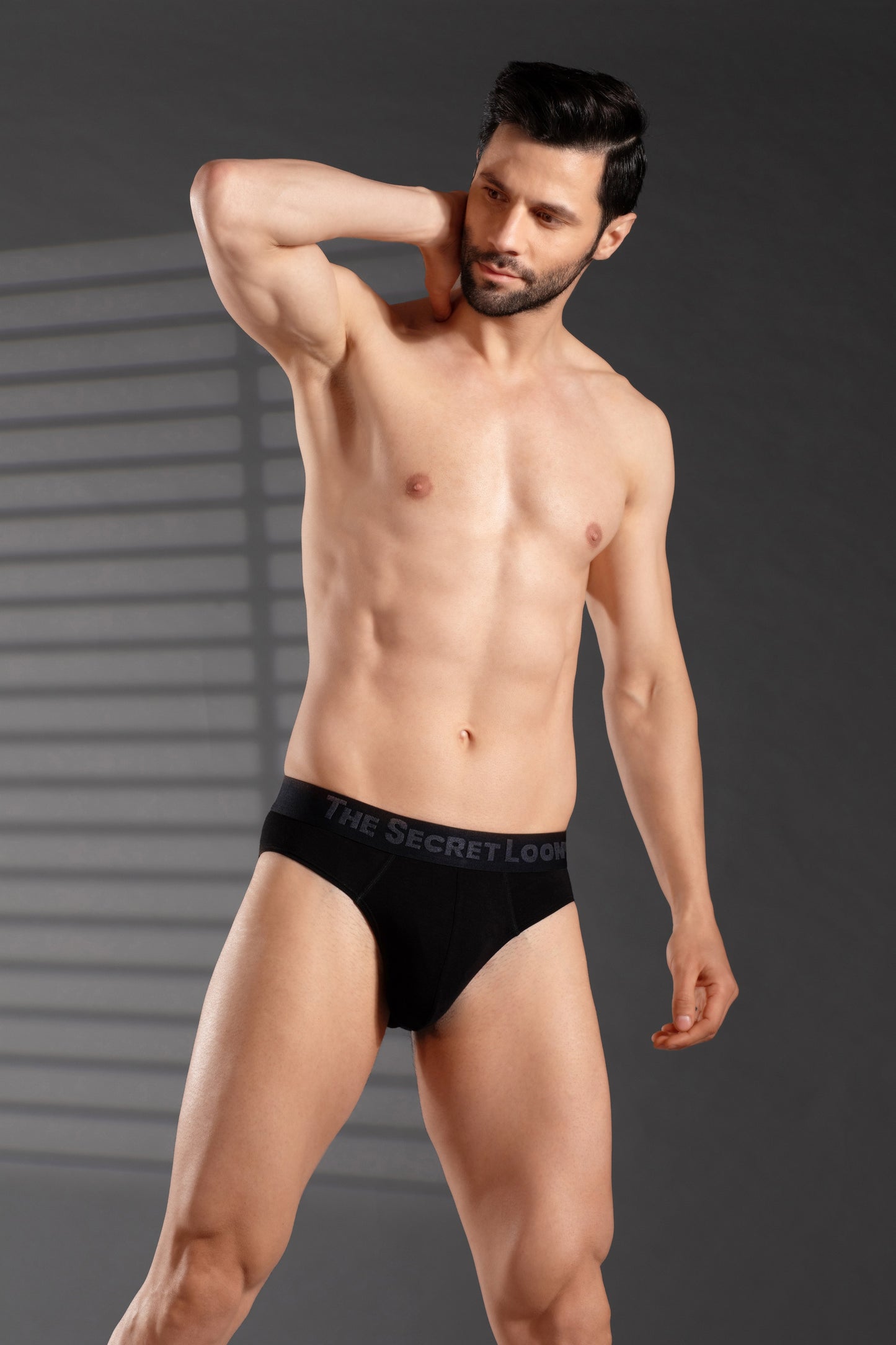 Men's Stretch Bamboo Brief - 95% Bamboo, Comfortable & Sustainable-Black