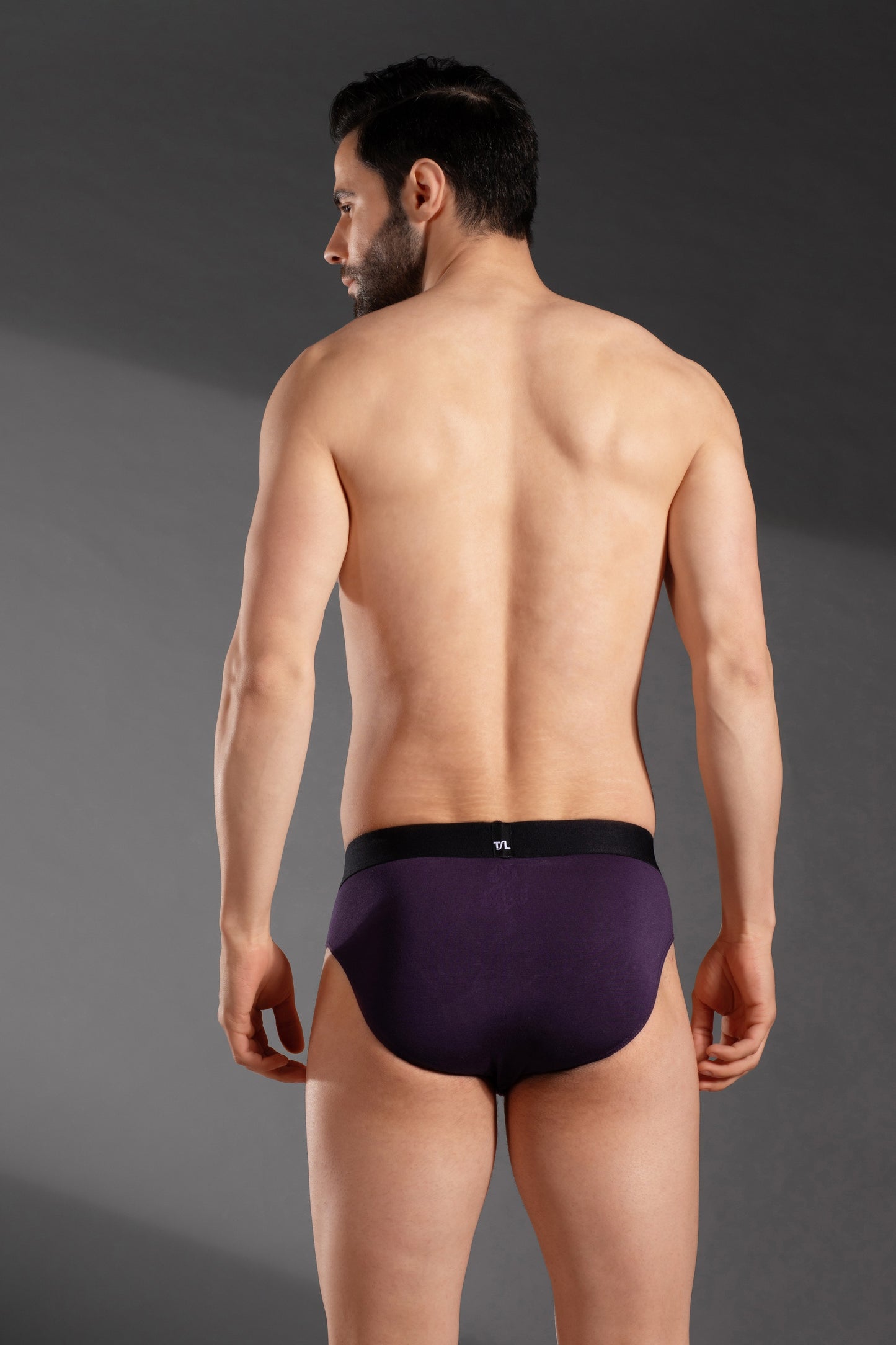Premium Modal Brief for Men | Super Soft, Breathable & Flexible Underwear-Grape