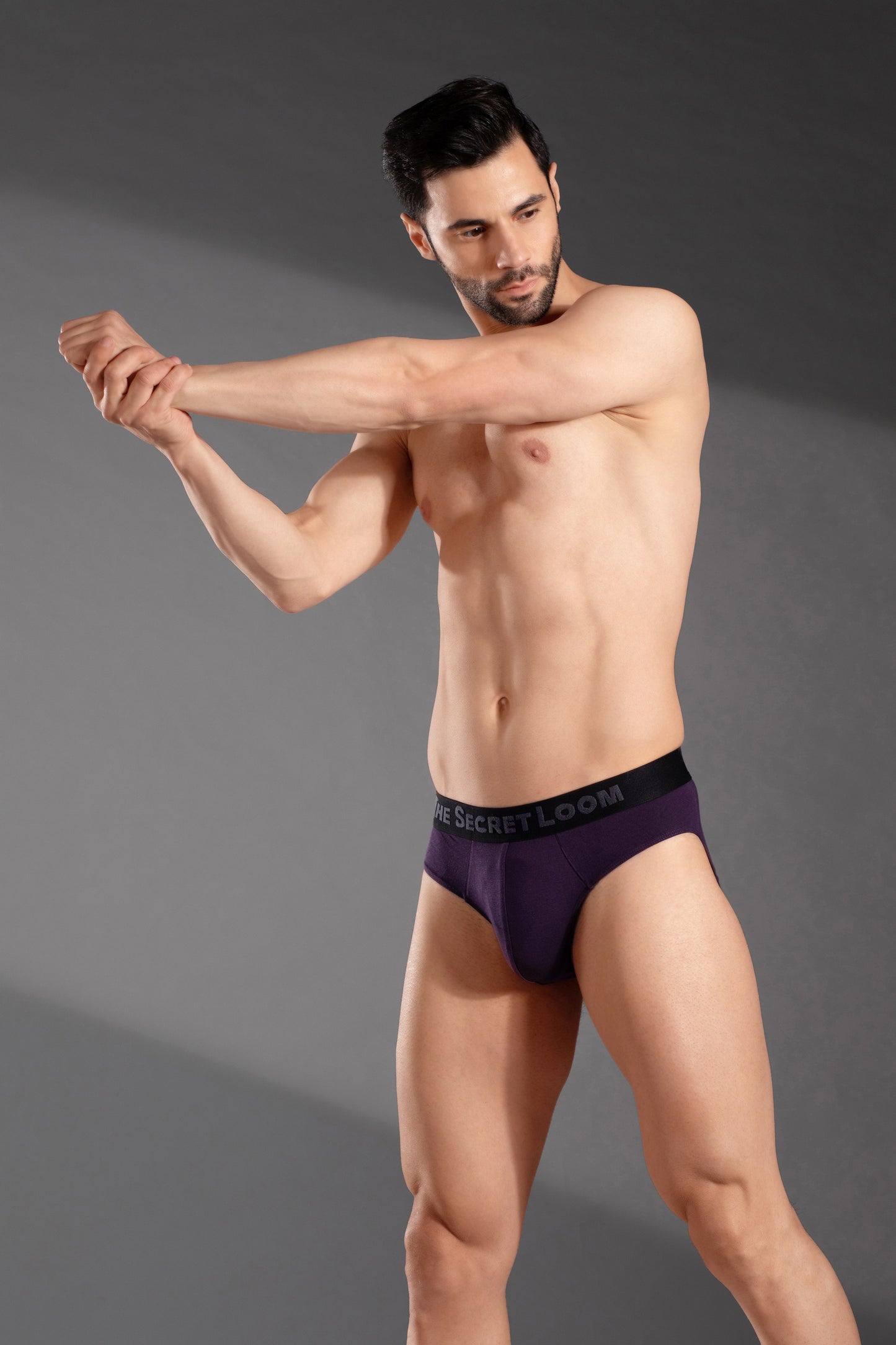 Premium Modal Brief for Men | Super Soft, Breathable & Flexible Underwear-Grape