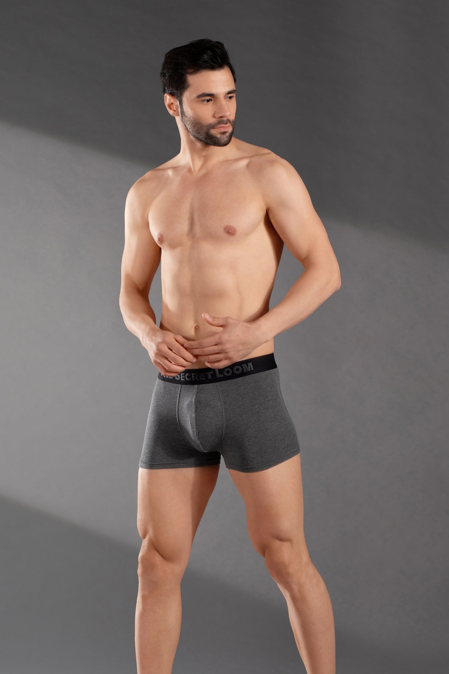 Luxury Flex Modal Trunks | Super Soft, Stretchy & Supportive Men’s Underwear-Grey