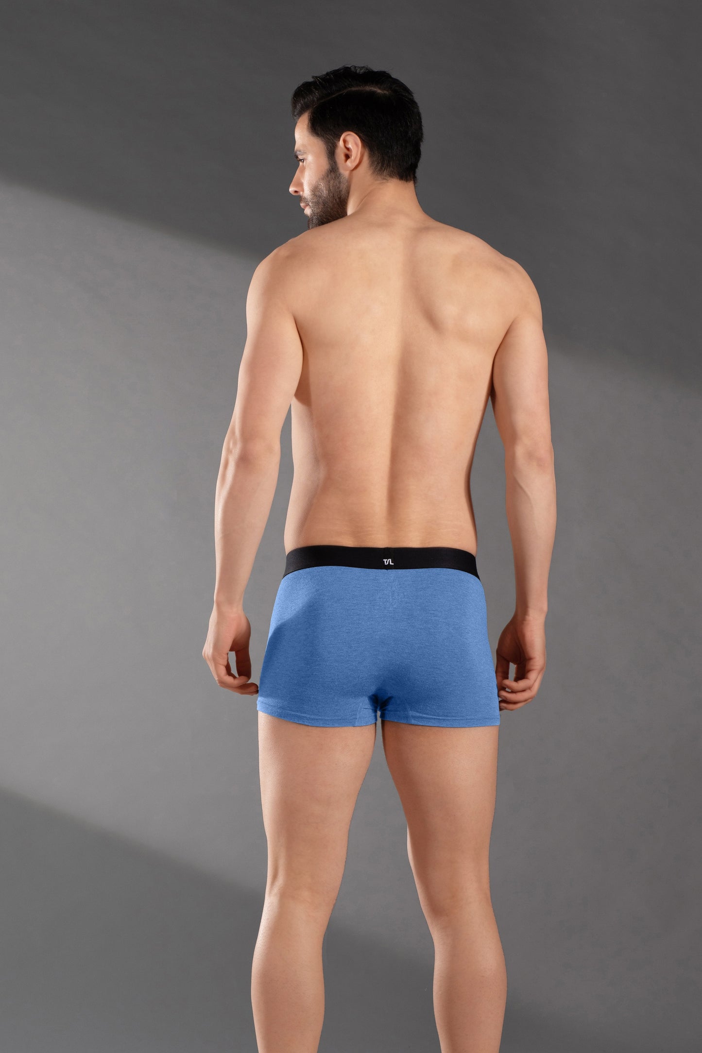Luxury Flex Modal Trunks | Super Soft, Stretchy & Supportive Men’s Underwear-Denim milange