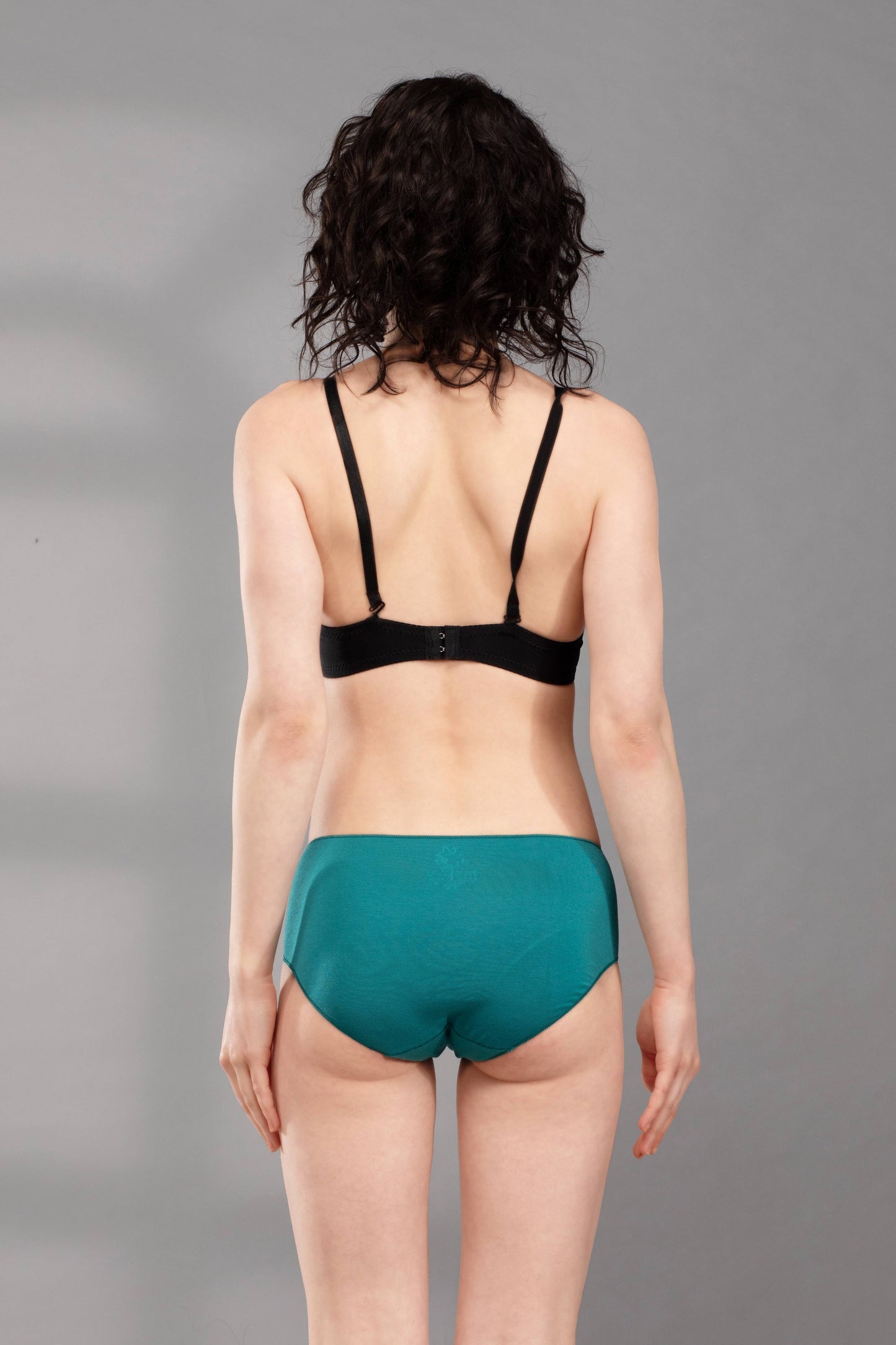 The Secret Loom Women's Hipster - 92% Modal, 8% Elastane - Premium Hipster Panties- Teal Blue