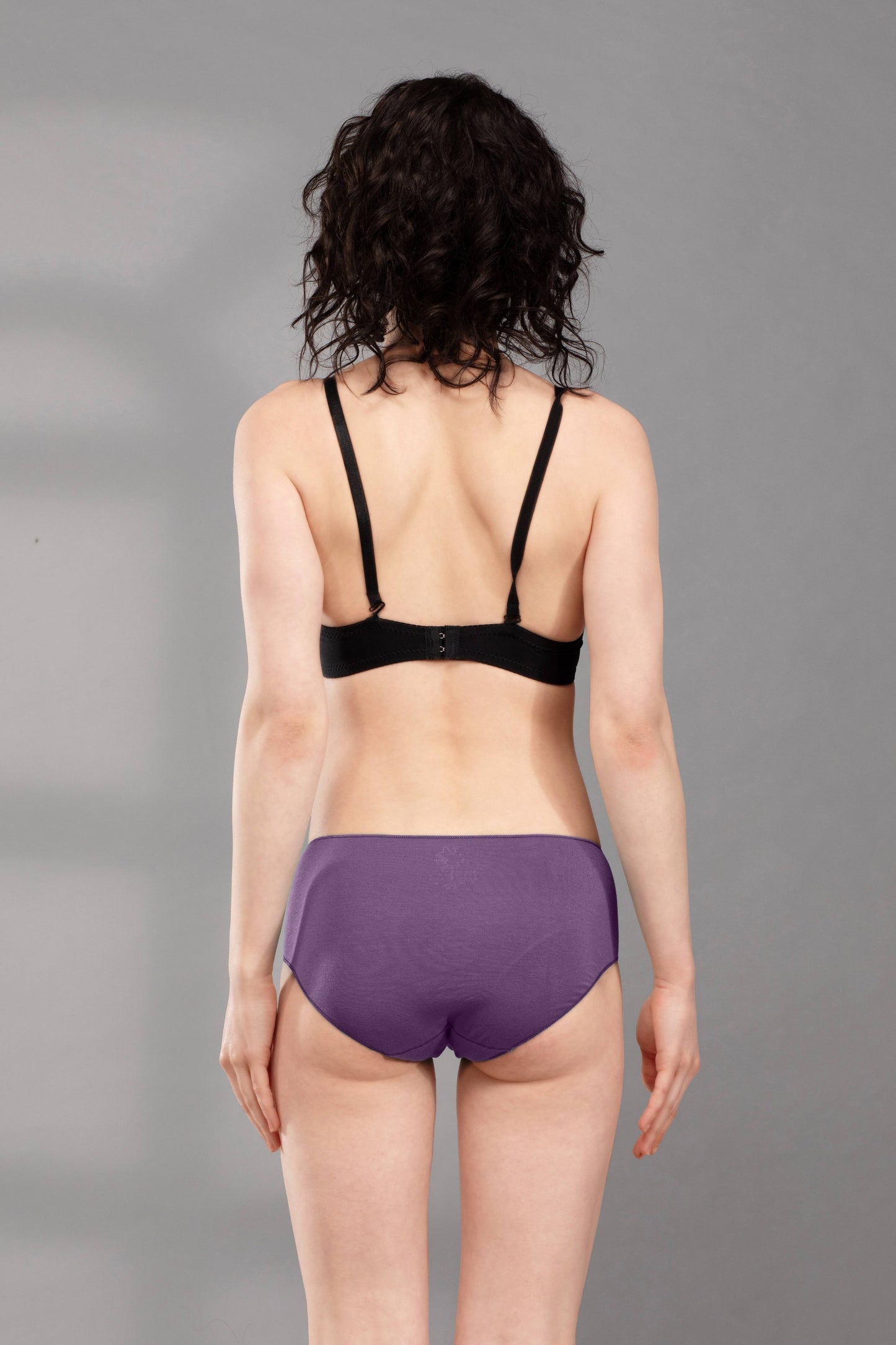 The Secret Loom Women's Hipster - 92% Modal, 8% Elastane - Premium Hipster Panties- Grape