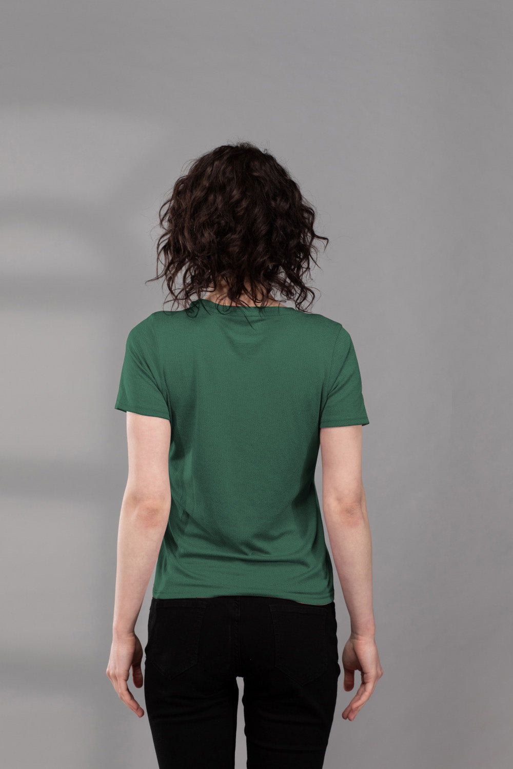 The Secret Loom Female T-Shirt - 100% Polyester Double Cool - DARK GREEN