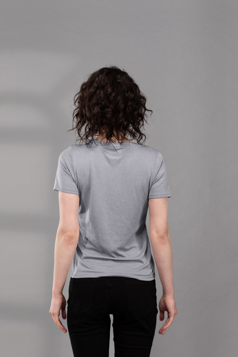 The Secret Loom Female T-Shirt - 100% Polyester Double Cool - LIGHT GREY