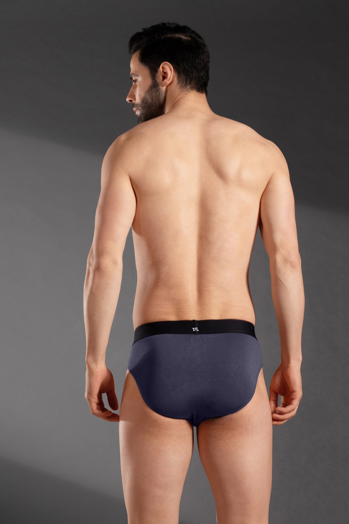 Premium Modal Brief for Men | Super Soft, Breathable & Flexible Underwear-Graphite