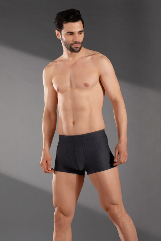 Premium Micro Modal Trunk - Soft, Lightweight & Breathable Men’s Underwear-Grey