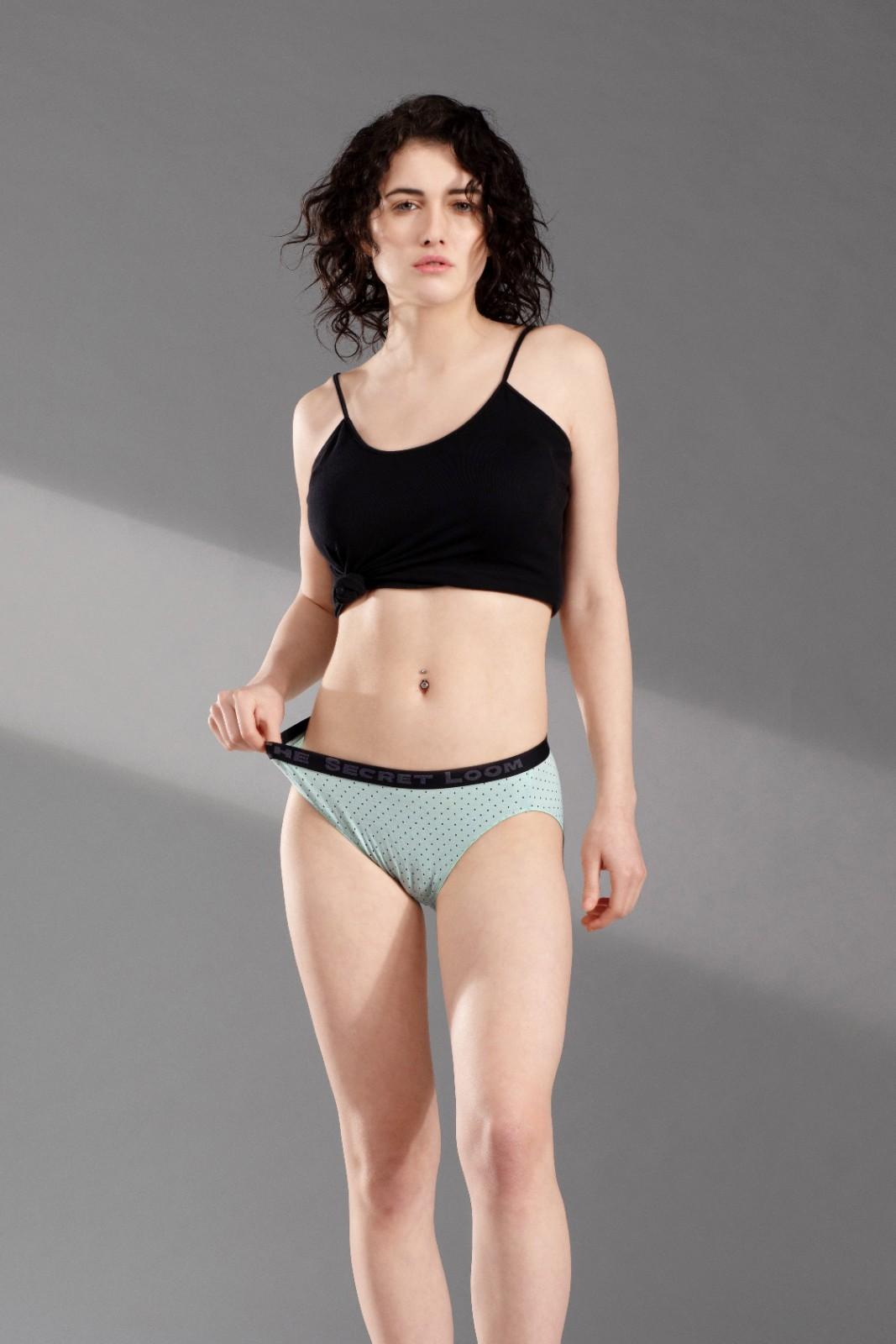 The Secret Loom Women's Bikini - 95% Bamboo, 5% Elastane - Premium Bikini Set- Turquoise