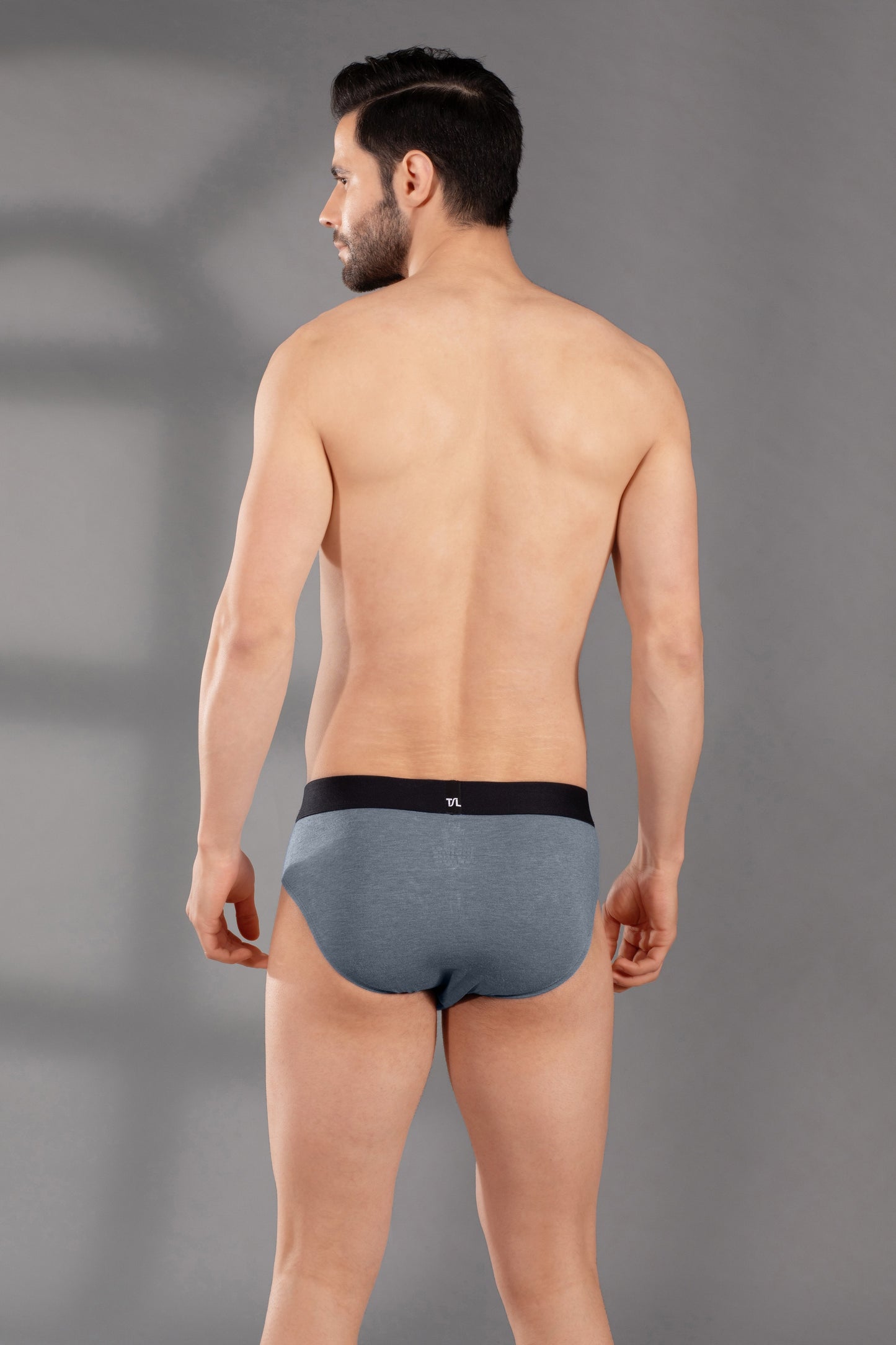 Premium Men’s Brief - Soft & Breathable Modal Underwear for Ultimate Comfort-Grey